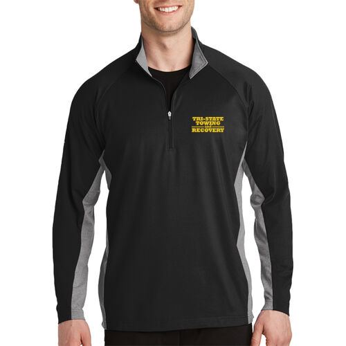 Tri-State Towing - Sport Wick ® Stretch Contrast 1/2 Zip Pullover Thumbnail